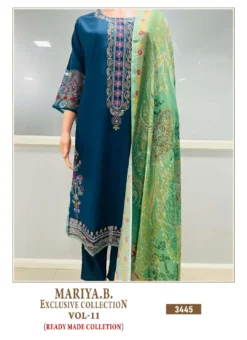 Shree Mariya B Exclusive 11 Ready Made Chiffon Dupatta Pakistani Suit