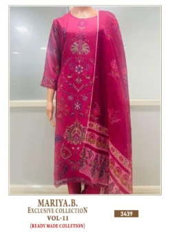 Shree Mariya B Exclusive 11 Ready Made Cotton Dupatta Pakistani Suit