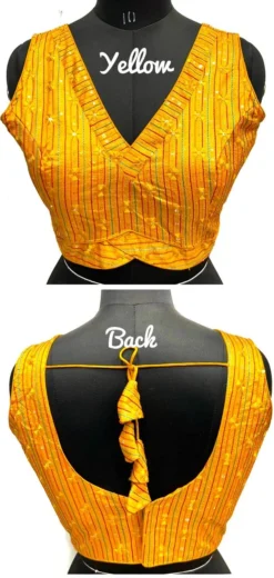 Shreya GIRDHARI Deep Neck Blouse Design Wholesale