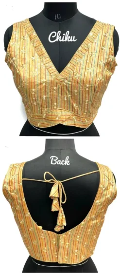 Shreya GIRDHARI Deep Neck Blouse Design Wholesale