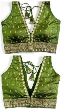 Shreya Kunj V Shape Silk Readymade Blouse Wholesale