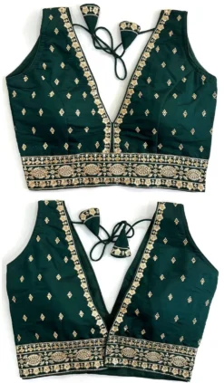 Shreya Kunj V Shape Silk Readymade Blouse Wholesale