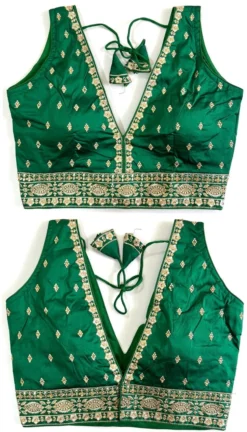 Shreya Kunj V Shape Silk Readymade Blouse Wholesale