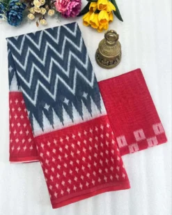 Subh 414 uniform Lilen Saree With Digital Print Wholesale