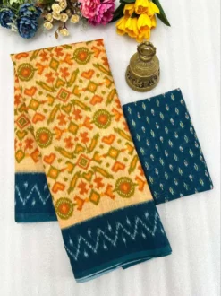 Subh 414 uniform Lilen Saree With Digital Print Wholesale