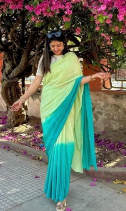 Subh 440 Party Wear Lilen Saree With Digital Print Wholesale