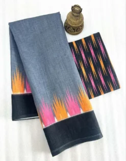 Subh 446 Party Wear Lilen Saree With Digital Print Wholesale