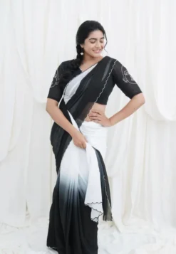 Subh Party Wear Lilen Saree With Digital Print Wholesale