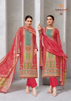 Suryajyoti Kamakshi Vol 1 Jaam Satin Printed Dress Material Wholesale