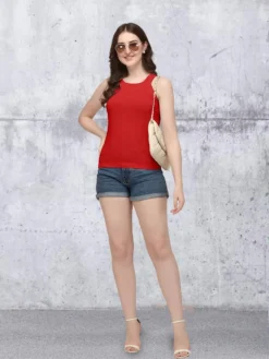 Trendy  Sleeve Less Crop Top Wholesale