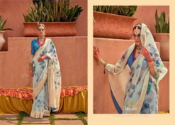 Trirath Geetanjali Organza Silk Saree Wholesale