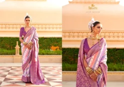 Trirath Pratha Super Pv Silk Designer Saree Wholesale