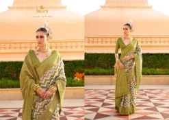 Trirath Pratha Super Pv Silk Designer Saree Wholesale