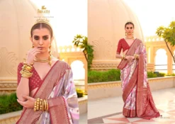 Trirath Pratha Super Pv Silk Designer Saree Wholesale