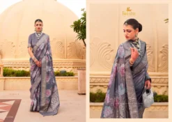 Trirath Sinhasan Wedding Wear Silk Saree Wholesale Surat
