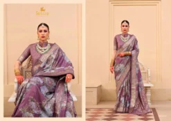 Trirath Sinhasan Wedding Wear Silk Saree Wholesale Surat