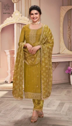Vinay Kuleesh Saanjh Embroidered Silk Salwar Kameez Collection
