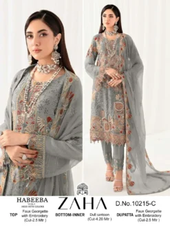 Zaha Habeeba Vol 3 Georgette Pakistani Salwar Suit Collection