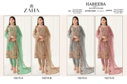 Zaha Habeeba Vol 3 Georgette Pakistani Salwar Suit Collection