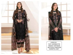 Zarin 141 Georgette Designer Pakistani Dress Wholesale