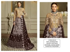Zarin 143 Georgette Pakistani Sharara Suit wholesale