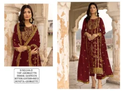 Zarin 144 Georgette Pakistani Suit Material