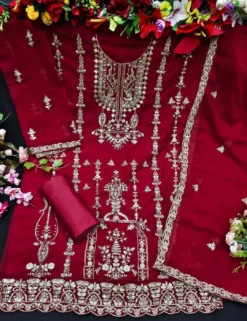 Zarin 144 Georgette Pakistani Suit Material