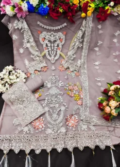 Zarin 149 Butterfly Net Pakistani Suit With Sequence Embroidery