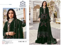 Zarin 156 Georgette Pakistani Long Dress With Embroidery Work