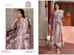 Zarin 159 Cotton Dress Material With Embroidery