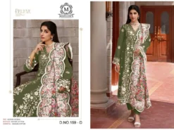 Zarin 159 Cotton Dress Material With Embroidery