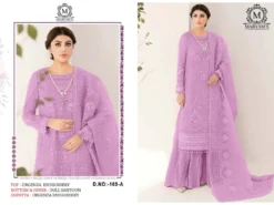 Zarin 165 Organza Pakistani Dress Material