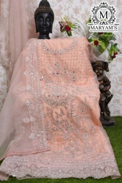 Zarin 165 Organza Pakistani Dress Material