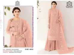 Zarin 165 Organza Pakistani Dress Material
