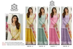 Zarin 176 Pakistani Dress Material With Embroidery Work