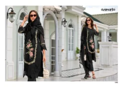 Zaveri Black And White Khawaab Ready Made Collection