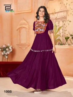 15C Blue Hills Jhamkudi Rayon Designer Lehenga Choli C