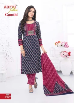 Aarvi Gamthi Vol 5 Ready Made Cotton Printed Collection