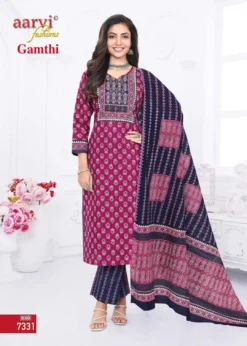 Aarvi Gamthi Vol 5 Ready Made Cotton Printed Collection
