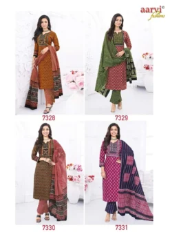 Aarvi Gamthi Vol 5 Ready Made Cotton Printed Collection