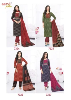 Aarvi Gamthi Vol 5 Ready Made Cotton Printed Collection