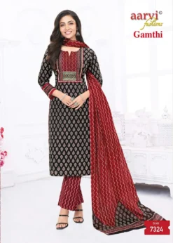 Aarvi Gamthi Vol 5 Ready Made Cotton Printed Collection