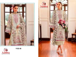 Aasha Queen Court Vol 9 Chiffon Dupatta Pakistani Suit