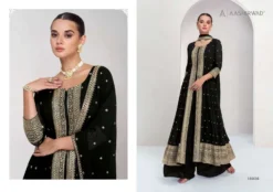 Aashirwad Creation Maria Top Palazzo Dupatta Set