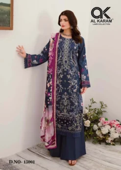 Al karam Kesariya Vol 13 Cambric Cotton Dress Material