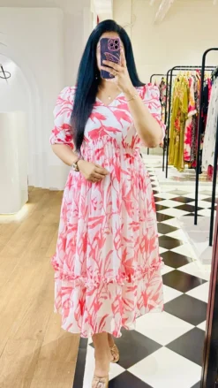 Alia 341 Designer Western Wear Kurti Printed