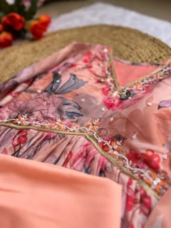 Alia Cut 345 Readymade Suit Party Wear Hand Work Collection