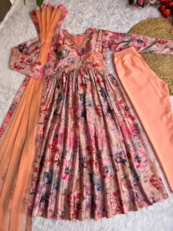 Alia Cut 345 Readymade Suit Party Wear Hand Work Collection