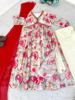 Alia Cut 348 Readymade 3Pcs Party Wear Hand Work Collection