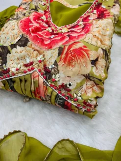 Alia Cut 369 Party Wear Readymade Dress And Hand Work